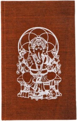 Notizbuch, Tagebuch - Ganesh Braun - 17x11x1 Cm -Deko Haus Store f 28 104nepal taschen 96