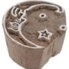 Indischer Textilstempel, Holz Stoffdruckstempel, Blaudruck Stempel, Druck Modell - 4*5 Cm Mond