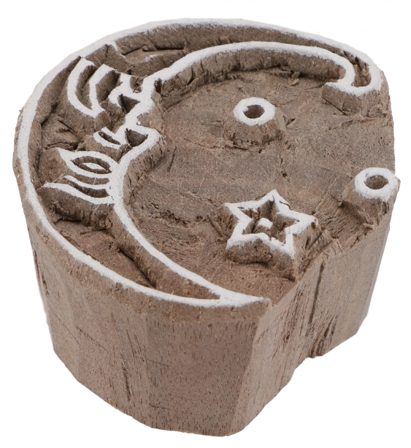 Indischer Textilstempel, Holz Stoffdruckstempel, Blaudruck Stempel, Druck Modell - 4*5 Cm Mond 1 Indischer Textilstempel, Holz Stoffdruckstempel, Blaudruck Stempel, Druck Modell - 4*5 Cm Mond