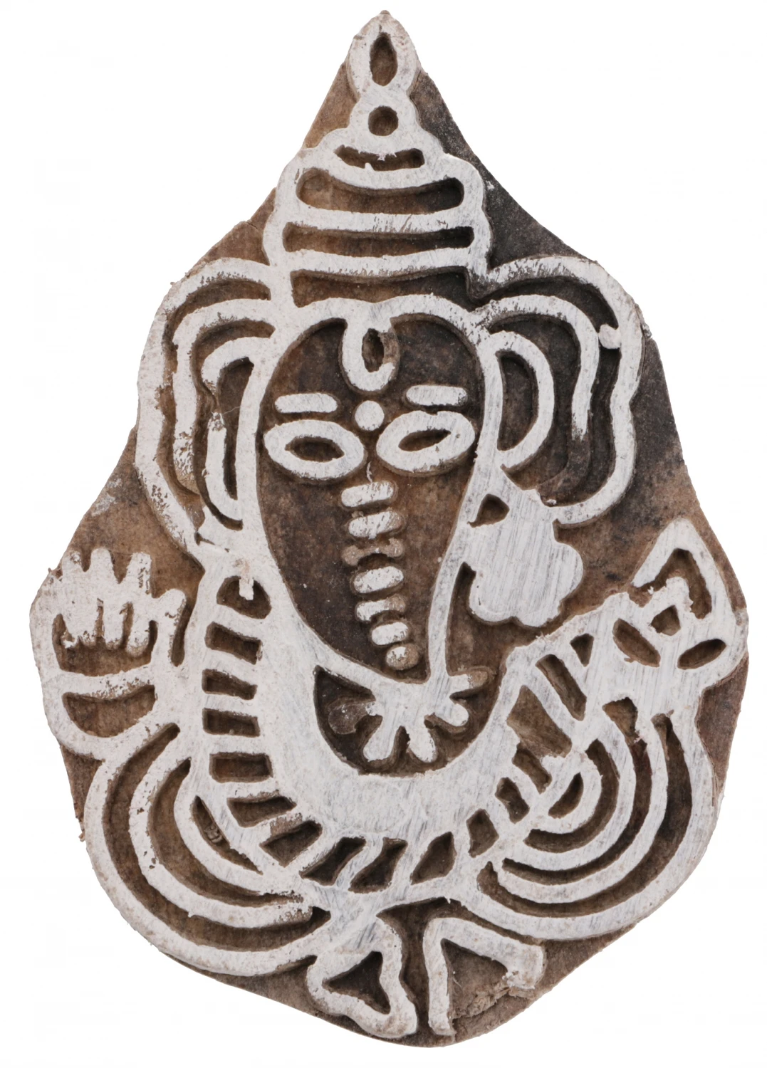 Indischer Textilstempel, Holz Stoffdruckstempel, Blaudruck Stempel, Druck Modell - 4*6 Cm Ganesha 1 2 Indischer Textilstempel, Holz Stoffdruckstempel, Blaudruck Stempel, Druck Modell - 4*6 Cm Ganesha 1 – Bild 2
