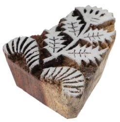 Indischer Textilstempel, Holz Stoffdruckstempel, Blaudruck Stempel, Druck Modell - 4*5 Cm Blume 8