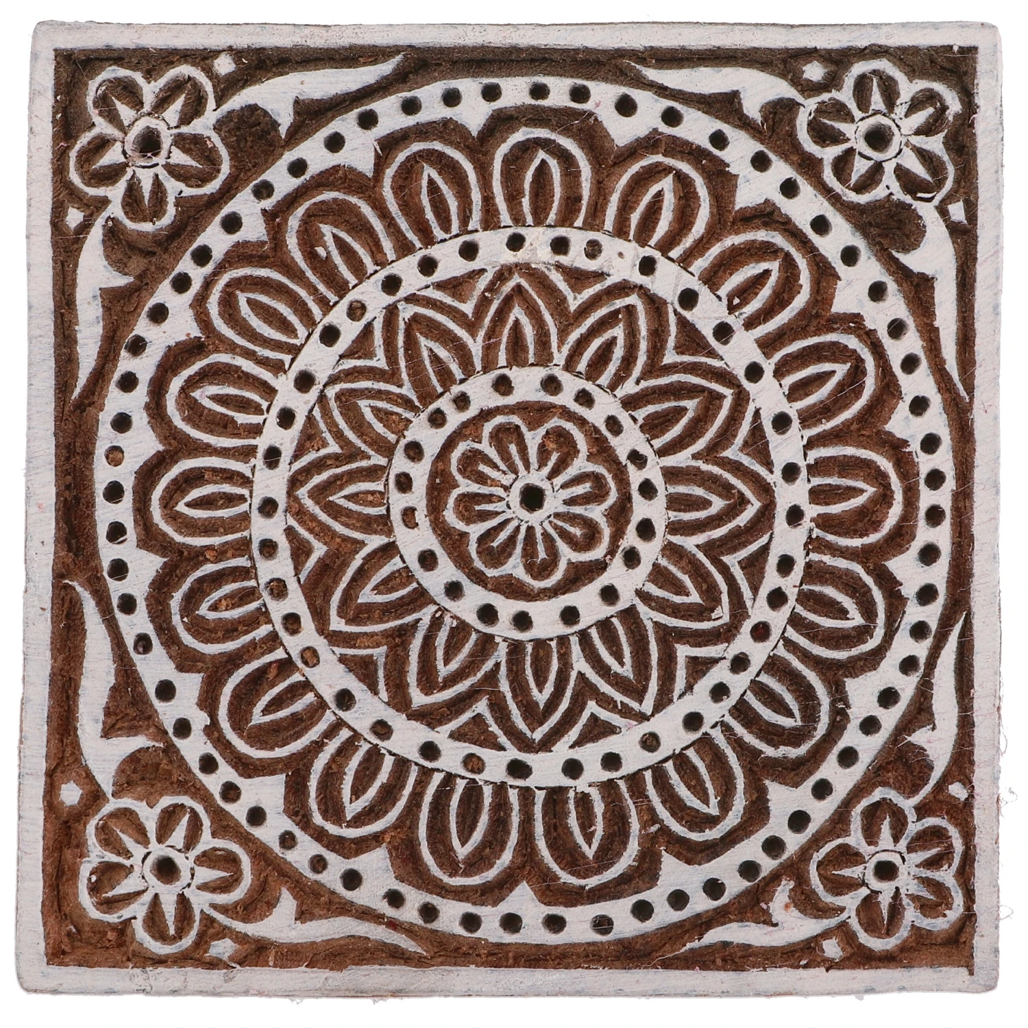 Indischer Textilstempel, Holz Stoffdruckstempel, Blaudruck Stempel, Druck Modell - 10*10 Cm Mandala 2 2 Indischer Textilstempel, Holz Stoffdruckstempel, Blaudruck Stempel, Druck Modell - 10*10 Cm Mandala 2 – Bild 2
