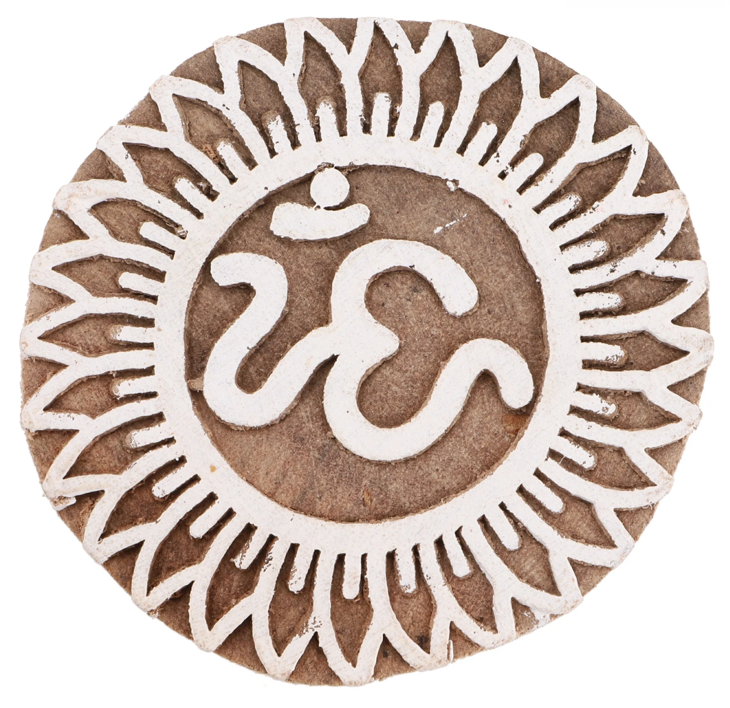 Indischer Textilstempel, Holz Stoffdruckstempel, Blaudruck Stempel, Druck Modell - Ø 5 Cm OM 3 2 Indischer Textilstempel, Holz Stoffdruckstempel, Blaudruck Stempel, Druck Modell - Ø 5 Cm OM 3 – Bild 2