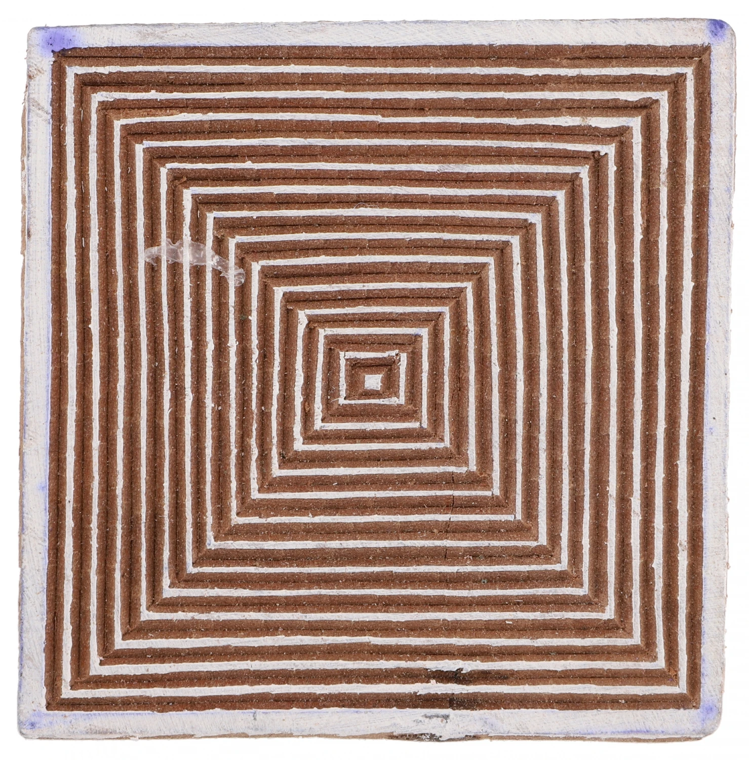 Indischer Textilstempel, Holz Stoffdruckstempel, Blaudruck Stempel, Druck Modell - 7*7 Cm Spirale 1 2 Indischer Textilstempel, Holz Stoffdruckstempel, Blaudruck Stempel, Druck Modell - 7*7 Cm Spirale 1 – Bild 2