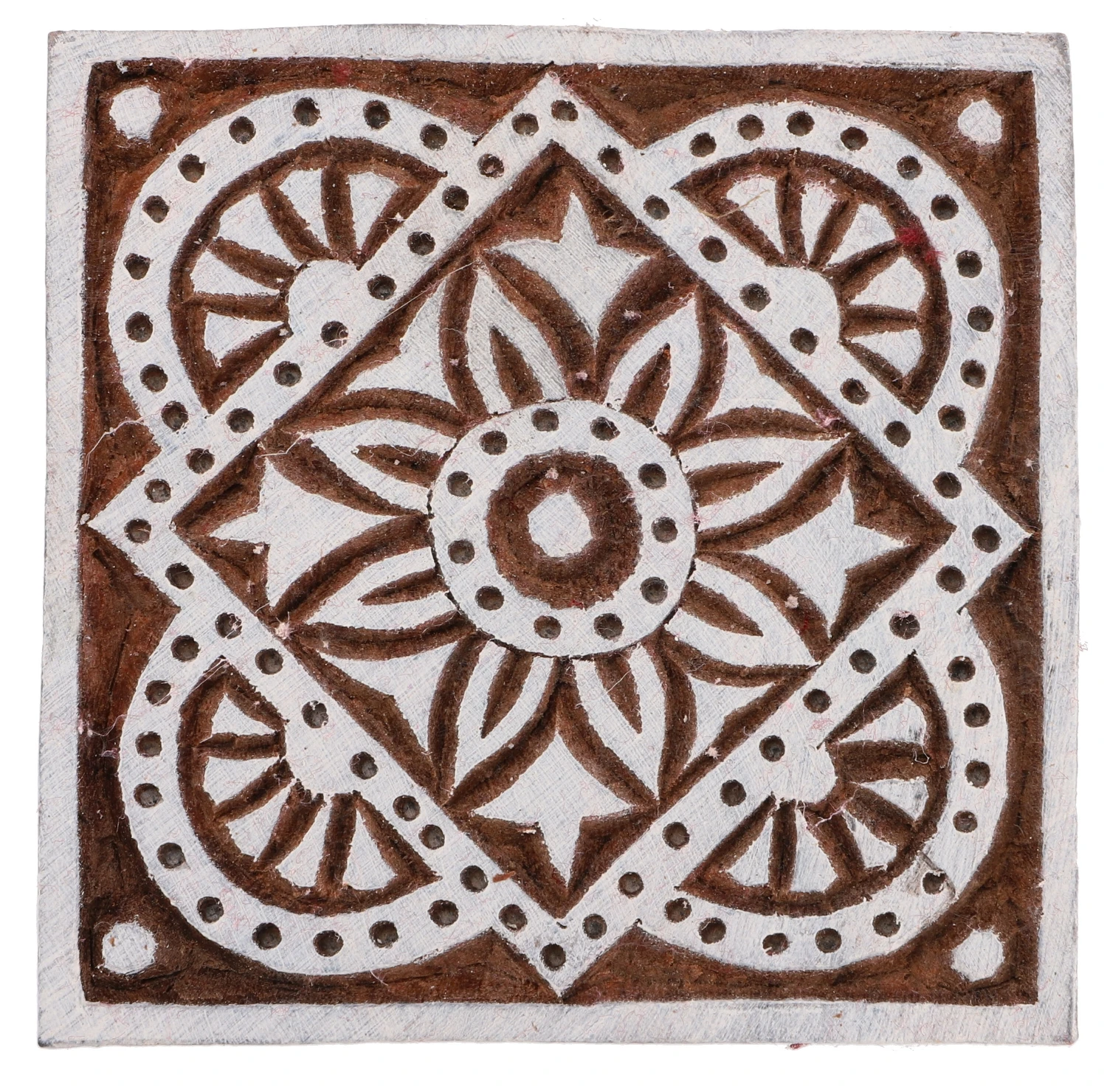 Indischer Textilstempel, Holz Stoffdruckstempel, Blaudruck Stempel, Druck Modell - 7*7 Cm Blume 3 2 Indischer Textilstempel, Holz Stoffdruckstempel, Blaudruck Stempel, Druck Modell - 7*7 Cm Blume 3 – Bild 2