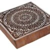 Indischer Textilstempel, Holz Stoffdruckstempel, Blaudruck Stempel, Druck Modell - 10*10 Cm Mandala 2