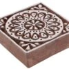 Indischer Textilstempel, Holz Stoffdruckstempel, Blaudruck Stempel, Druck Modell - 7*7 Cm Blume 1