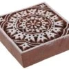 Indischer Textilstempel, Holz Stoffdruckstempel, Blaudruck Stempel, Druck Modell - 7*7 Cm Blume 2