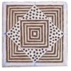 Indischer Textilstempel, Holz Stoffdruckstempel, Blaudruck Stempel, Druck Modell - 5*5 Cm Spirale 3