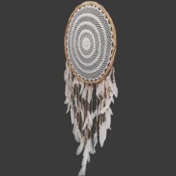 Großer Exclusiver Traumfänger - Weiß 50 Cm -Deko Haus Store f 9 3 traumfaenger klein 1