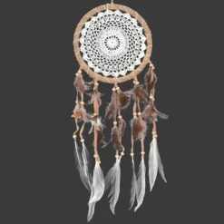 Traumfänger Mit Gehäkelter Spitze - Weiß 22 Cm 9 Traumfänger Mit Gehäkelter Spitze - Weiß 22 Cm -Deko Haus Store f 9 3 traumfaenger klein 13