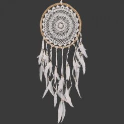 Traumfänger - Weiß 32 Cm -Deko Haus Store f 9 3 traumfaenger klein 3