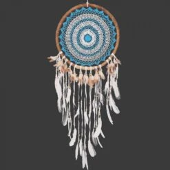 Traumfänger - Blau/weiß 44 Cm 8 Traumfänger - Blau/weiß 44 Cm -Deko Haus Store f 9 3 traumfaenger klein 7