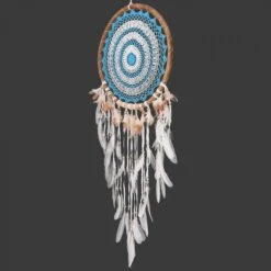 Traumfänger - Blau/weiß 44 Cm 9 Traumfänger - Blau/weiß 44 Cm -Deko Haus Store f 9 3 traumfaenger klein 8