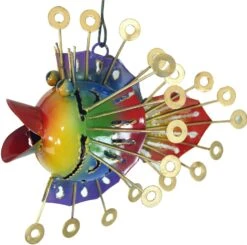 Farbenfroher Dekofisch, Regenbogenfisch 20cm - Design 15