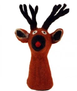 Filz Eierwärmer, Handgemachter Filzdekoration Aus Nepal, Filztier - Rentier 2