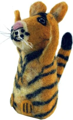 Filz Eierwärmer, Handgemachter Eierwärmer Aus Nepal, Filztier - Tiger