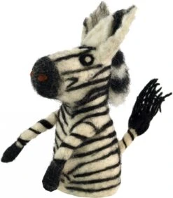 Filz Eierwärmer, Handgemachter Filzdekoration Aus Nepal, Filztier - Zebra