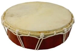 Flache Holztrommel, Percussion Rhythmus Klang Instrumente, Frame Drum, Hand Trommel - 32 Cm