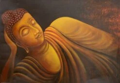 Gemälde Auf Leinwand Buddha 70*100 Cm - Motiv 14