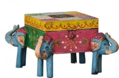 Kleine Elefanten Box - 17x27x27 Cm -Deko Haus Store indische moebel 159515 17x27x17 3