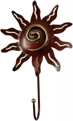 Kleiner Garderobenhaken, Metall Kleiderhaken - Star - 18x12x4,5 Cm