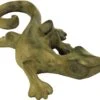 Kleine Deko Figur, Holzfigur, Tierfigur Gecko - Modell 4 - 2x13x7 Cm