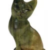 Kleine Deko Figur, Holzfigur, Tierfigur Katze - Modell 3 - 12x7x3 Cm