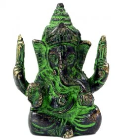 Messingfigur Ganesha Statue 6 Cm - Motiv 8