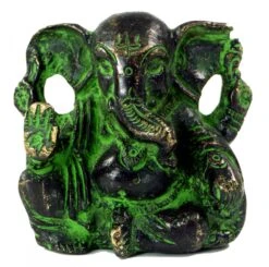 Messingfigur Ganesha Statue, Baby Ganesha 5 Cm - Motiv 4