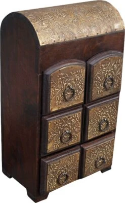 Schubfachschränkchen, Apothekerschränkchen, Schmuck Schränkchen - Modell 8 - 35x20x14 Cm -Deko Haus Store p5062191