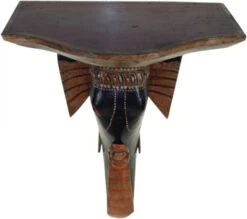 Kleines Wandregal `Elefant` - 28x25x16 Cm -Deko Haus Store p7304115