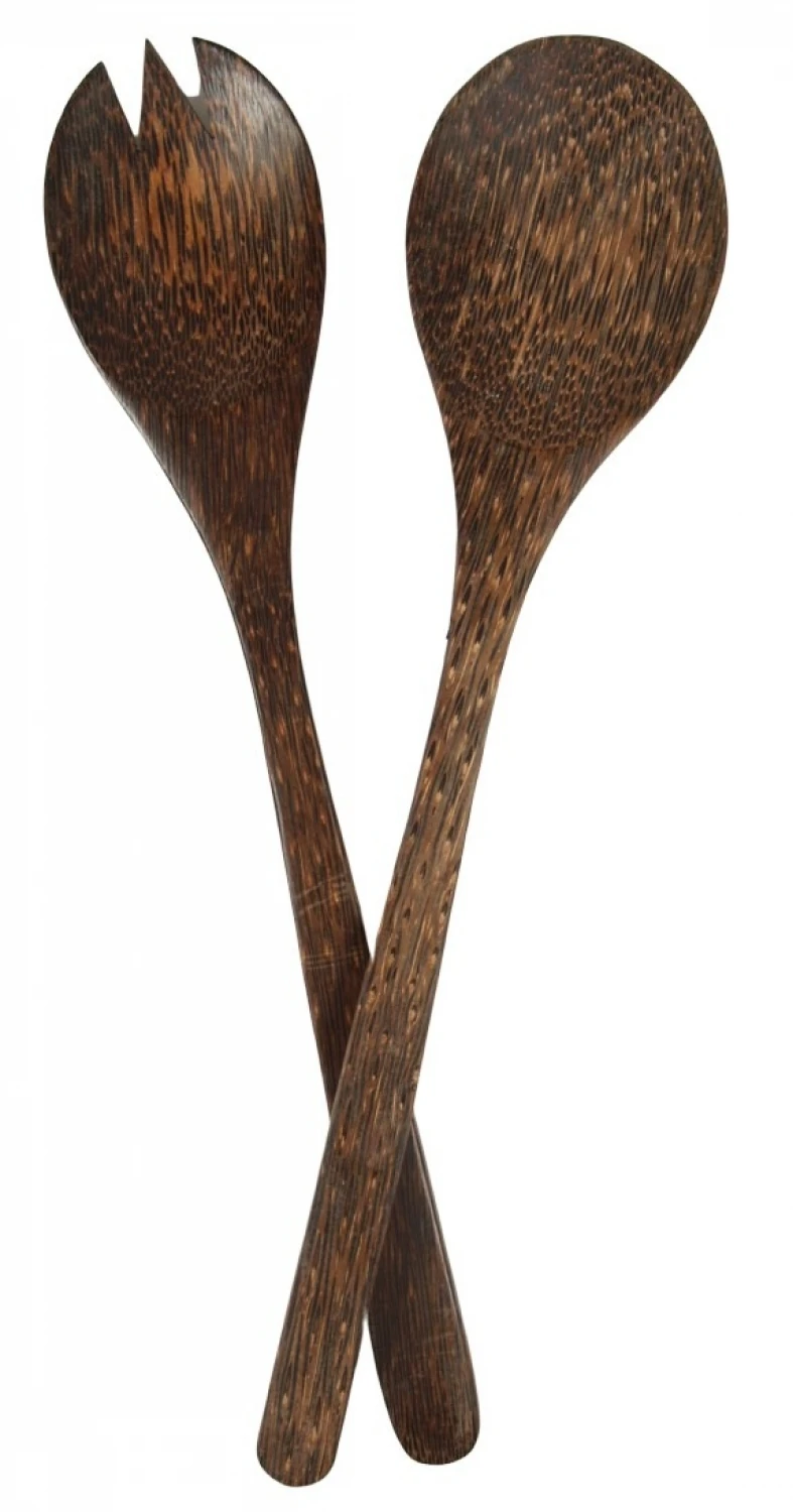Kokosholz Salatbesteck - 1 - 35 Cm 1 Kokosholz Salatbesteck - 1 - 35 Cm