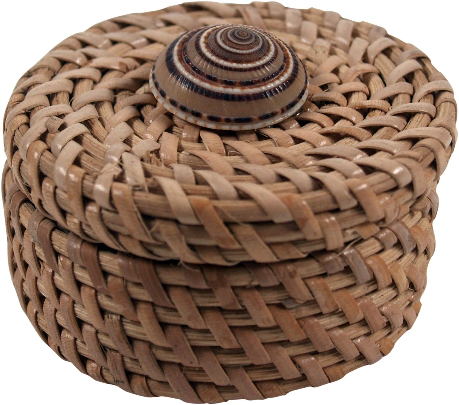 Exotische Bastdose, Schatulle, Schmuck Schachtel - Schnecke - 4x7x7 Cm 2 Exotische Bastdose, Schatulle, Schmuck Schachtel - Schnecke - 4x7x7 Cm – Bild 2