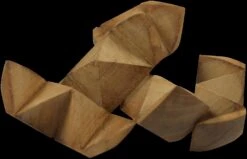 Holzspiel, Geschicklichkeitsspiel, Knobelspiel - Holzball Puzzle - 9x9x9 Cm -Deko Haus Store p9136100