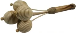 Musikinstrument Aus Holz, Musik Percussion Rhythmus Klang Instrument, Handgearbeitet - Handrassel 6 - 28x8x8 Cm Ø8 Cm