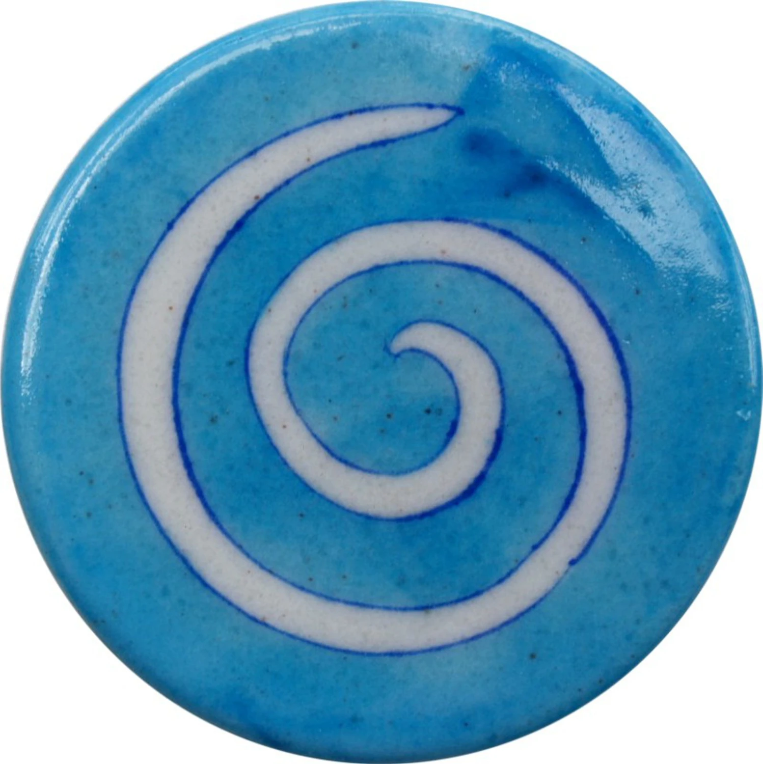 Runder Handbemalter Keramikuntersetzer Für Gläser - Motiv 3 Ø8,5 Cm 1 Runder Handbemalter Keramikuntersetzer Für Gläser - Motiv 3 Ø8,5 Cm