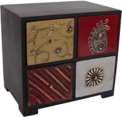 Schubfachschränkchen, Apothekerschränkchen, Schmuck Schränkchen - Modell 9 - 20x22x15 Cm