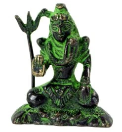 Shiva Talisman Aus Indien - Motiv 5 - 5,5x4x2,5 Cm