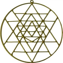Sonnenfänger, Suncatcher - Yantra Gold Ø13 Cm