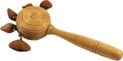 Musikinstrument Aus Holz, Musik Percussion Rhythmus Klang Instrument, Handgearbeitet, Stabrassel, Nutshaker - Handrassel 9
