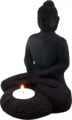 Stein Buddha Statue 19 Cm