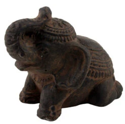 Steinelefant Klein - 10x14x8 Cm