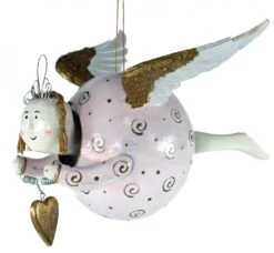 Dicker Schwebeengel, Schutzengel, In 3 Farben - 18x18x18 Cm -Deko Haus Store t 10 16 dsc05504