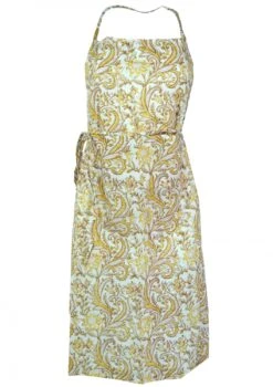 Kochschürze Aus Indien Mit Blockdruck Motiven