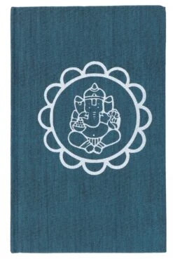 Notizbuch, Tagebuch - Ganesh Mandala Petrol - 17x11x1 Cm