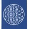 Notizbuch, Tagebuch - Blume Des Lebens Blau - 17x11x1 Cm