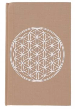 Notizbuch, Tagebuch - Blume Des Lebens Cappuccino - 17x11x1 Cm