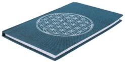 Notizbuch, Tagebuch - Blume Des Lebens Petrol - 17x11x1 Cm -Deko Haus Store tisy 18 buecher 18