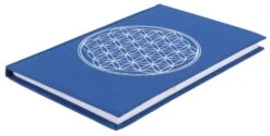 Notizbuch, Tagebuch - Blume Des Lebens Blau - 17x11x1 Cm -Deko Haus Store tisy 18 buecher 19
